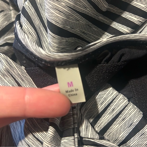 Athleta Kiki Printed Swim Halter Striped Dress Size Medium - Picture 12 of 12